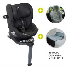 Reboarder-Kindersitz i-Spin 360 E i-Size - ab 9 Monate - 4 Jahre (61-105 cm) + Gratis Zubehörpaket - Coal