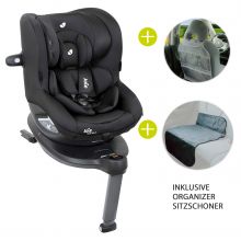 Reboarder-Kindersitz i-Spin 360 R i-Size - ab Geburt - 4 Jahre (40-105 cm) + Zubehörpaket - Coal