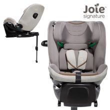 Reboarder-Kindersitz i-Spin XL i-Size ab Geburt - 12 Jahre (40 cm - 150 cm) 360° drehbar inkl. Isofix-Basis - Signature - Oyster