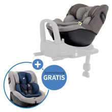 Reboarder-Kindersitz i-Venture R i-Size - ab Geburt - 4 Jahre (40-105 cm) & gratis Sommerbezug - Dark Pewter