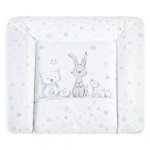 Foil changing mat Softy - bunny & owl white