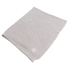 Babydecke Knitt Blanket in Strickoptik 75 x 100 cm - Light Grey