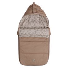 Sophia jersey footmuff for baby carriages and buggies - Butternut
