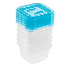 Aufbewahrungsbehälter 6er Pack Fredo 90 ml - Fresh - Fresh Blue