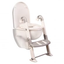 Toilet trainer 3 in 1 - silver grey white