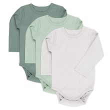 Body long sleeve 3 pack - Green - Size 74/80