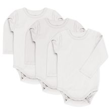 Body long sleeve 3 pack - White - Size 86/92