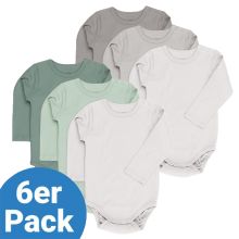 Body long sleeve 6-pack - sage gray