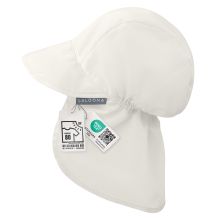 Peaked cap with neck protection UPF 80 - Offwhite