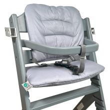 Seat cushion / highchair pad for bebeconfort Timba - coated - gray