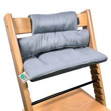 Cuscino per sedile / seggiolone per Stokke Tripp Trapp - rivestito - grigio