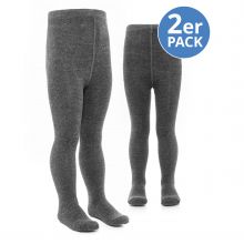 Strumpfhose 2er Pack - Anthrazit Melange