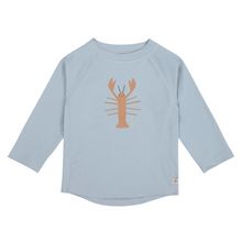 Bade-Shirt LSF Long Sleeve Rashguard - Crayfish - Light Blue
