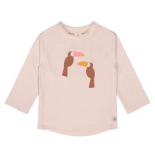 Bade-Shirt LSF Long Sleeve Rashguard - Toucan Powder Pink