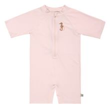 Badeanzug LSF Short Sleeve Sunsuit - Seahorse - Light Pink