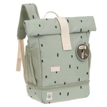 Rucksack Mini Rolltop Backpack - Happy Prints - Light Olive