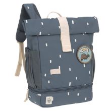 Rucksack Mini Rolltop Backpack - Happy Prints - Midnight Blue