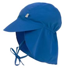 Schirmmütze mit Nackenschutz LSF Sun Protection Flap Hat - Blue