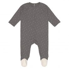 Schlafanzug Pyjama aus Bio-Baumwolle - Spots Anthracite