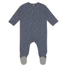 Schlafanzug Pyjama aus Bio-Baumwolle - Triangle Blue