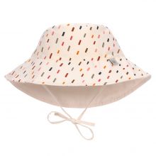 Wende-Hut LSF Sun Protection Bucket Hat - Strokes Offwhite Multicolor