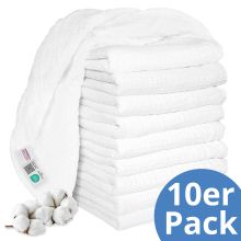 Diaper 10er Pack 80 x 80 cm - White