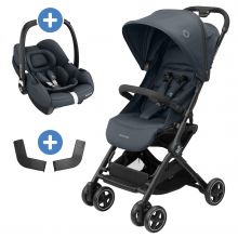 2 -in-1 stroller set buggy Lara² incl. infant car seat CabrioFix i-Size & adapter - Essential Graphite