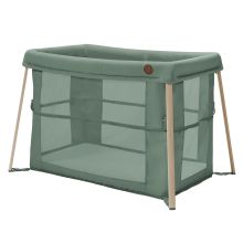 2-in-1 travel cot Iris for newborns & toddlers incl. mattress & travel bag only 5.96 kg light - Beyound - Green Eco