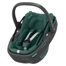 Babyschale Coral 360 i-Size ab Geburt bis 12 kg (40 cm - 75 cm) mit Soft Carrier & Sonnenverdeck - Essential Green