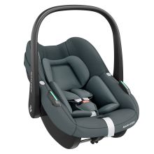 Pebble S i-Size infant car seat from birth - 15 months (40 cm - 83 cm) only 3.4 kg light with G-Cell side impact technology - Tonal Graphite