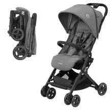 Buggy & travel buggy Lara2 with automatic folding, reclining position, up to 22 kg, only 6.3 kg - Select Grey