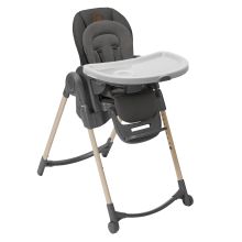 Highchair Minla growing from birth - 14 years - Highchair, baby lounger with reclining function & tray - Beyound - Graphite Eco