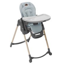 Highchair Minla growing from birth - 14 years - high chair, baby lounger with reclining function & tray - Beyound - Grey Eco