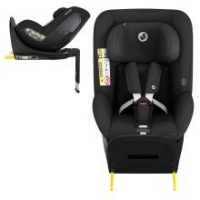 Reboarder-Kindersitz Mica Eco i-Size drehbar ab 3 Monate - 4 Jahre (40 - 105 cm) mit Isofix-Basis - Authentic Black