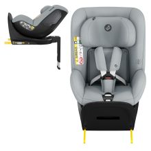 Reboarder-Kindersitz Mica Eco i-Size drehbar ab 3 Monate - 4 Jahre (40 - 105 cm) mit Isofix-Basis - Authentic Grey