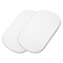 Fitted sheet 2-pack for co-sleeper for Iora / Iora Air / Tori - White