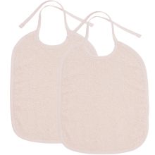 Binding bib 2-pack - Soft Pink