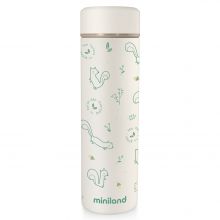 Edelstahl-Isolierflasche Natur Thermos 450 ml - Chip
