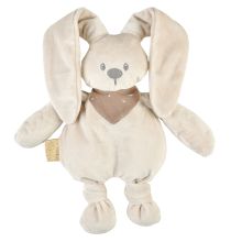 Cuddly toy Glow in the dark scarf 36 cm - Lapidou rabbit - Sand