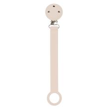 Silicone pacifier strap - Beige