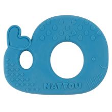 Silicone teething ring - Whale - Infinity Blue
