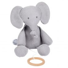 Strick-Spieluhr Elefant Tembo 28 cm