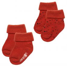 Socken 2er Pack Maxiem - Dot Rot