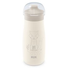Stainless steel drinking bottle Mini-Me Sip Cup - with bite-proof drinking lid 300 ml - Fox - Beige