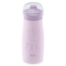 Stainless steel drinking bottle Mini-Me Sip Cup - with bite-proof drinking lid 300 ml - deer - lilac