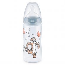 PP-Flasche First Choice Plus 300 ml + Silikon-Sauger Gr. 1 M - Temperature Control - Disney Winnie Pooh - Blau