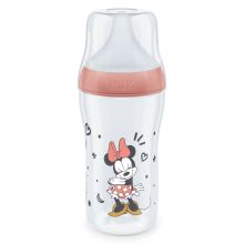 Bottiglia in PP Perfect Match 260 ml + tettarella in silicone taglia M - Disney Minnie Mouse - rosso