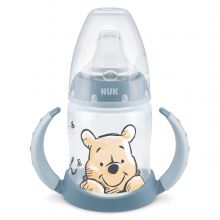 PP-Trinklernflasche First Choice Plus 150 ml + Silikon-Tülle - Temperature Control - Disney Winnie Pooh - Blau