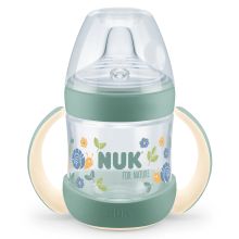 PP-Trinklernflasche for Nature 150 ml + Silikon-Trinktülle - Grün
