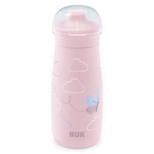 Mini-Me Sip Cup drinking bottle - with bite-proof drinking lid 300 ml - Butterfly - Pink
